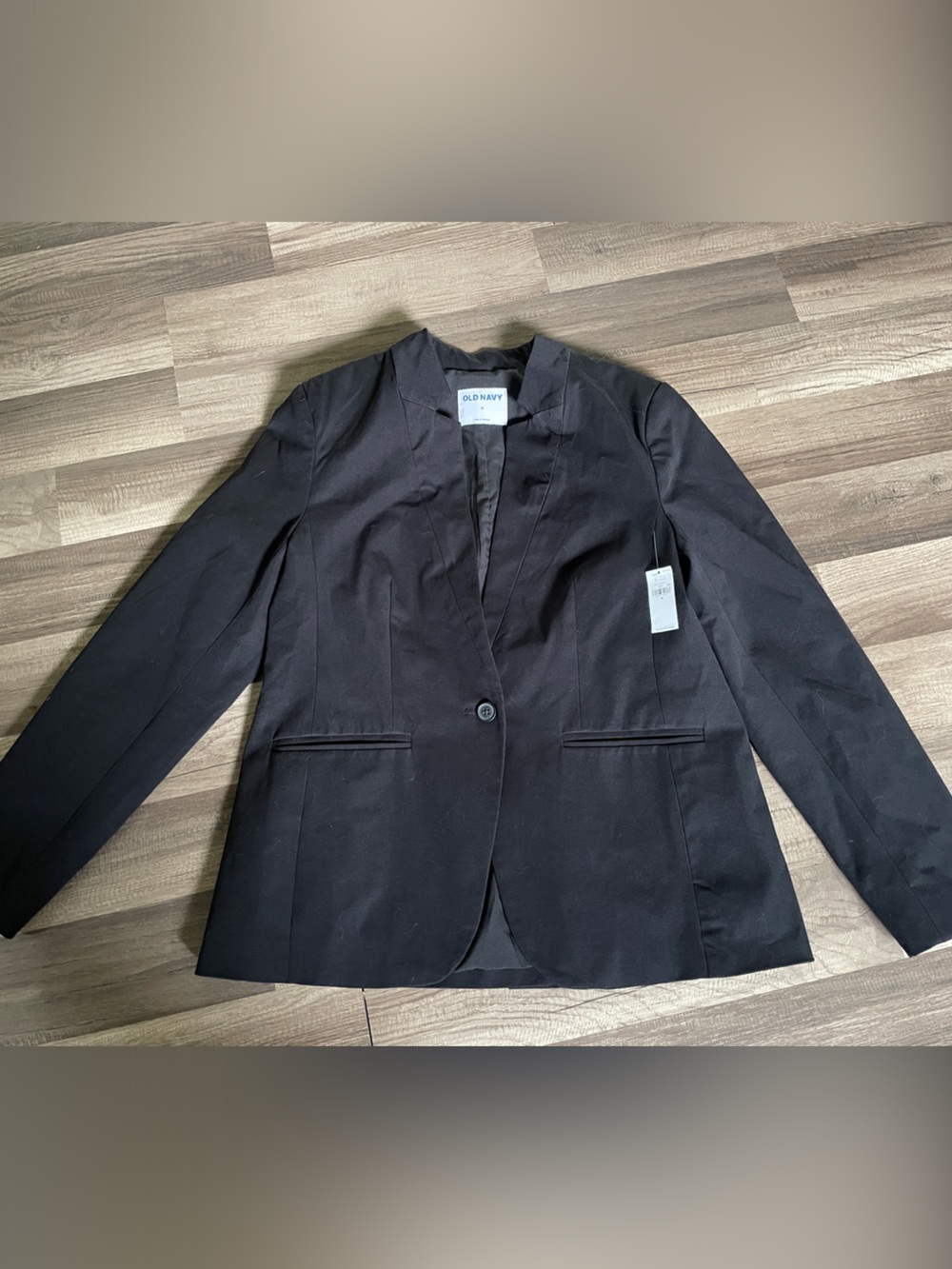 New Women’s Black Single-- Classic Tailored Blazer